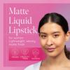 Aromi Pink Nude Matte Liquid Lipstick | Blush Beige Lip Color, Long-lasting, Waterproof, Vegan, Cruelty-free, Handmade (Toasted Almond) view 2