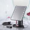 22 LED Lighted Makeup Mirror/Vanity Mirror with Touch Screen Dimming 180 Swivel Rotation, Portable Convenience and High Definition Clarity Cosmetic Mirror view 1