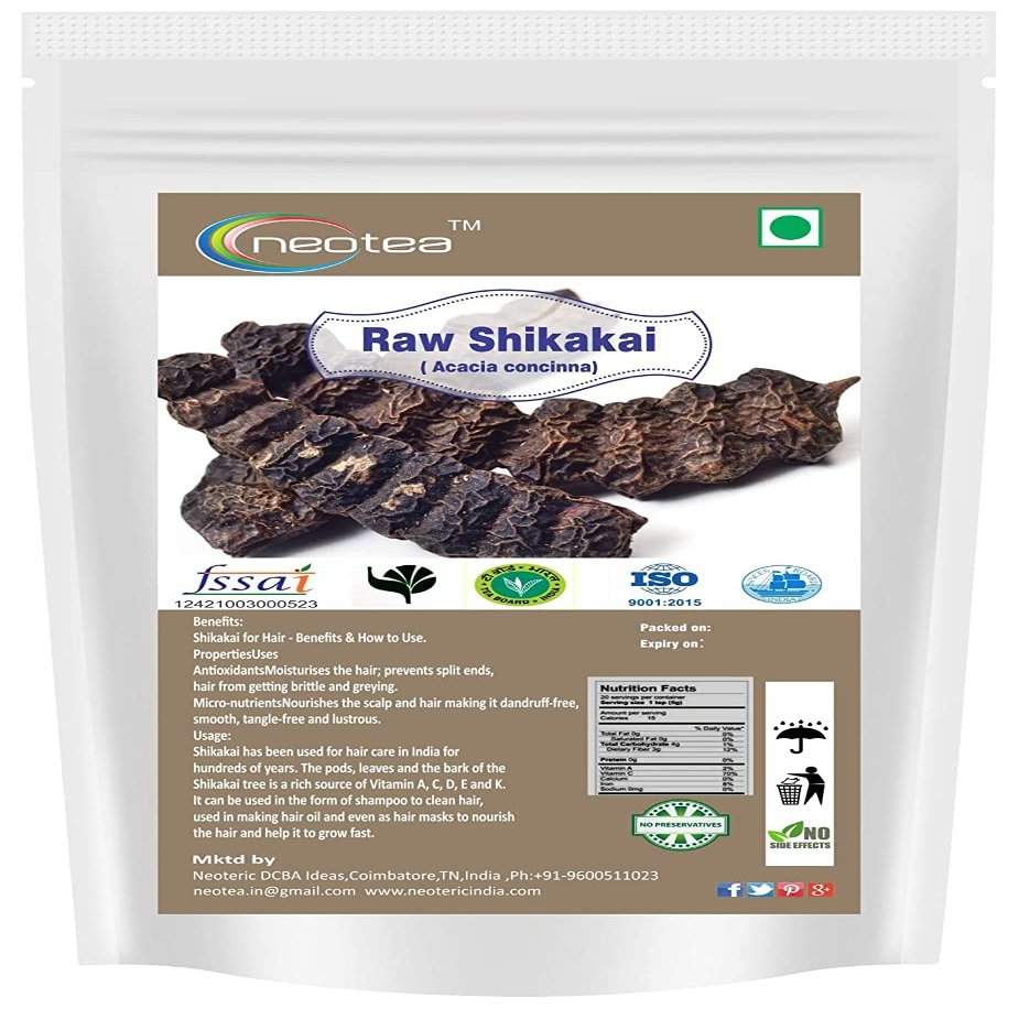 neotea Raw Shikakai (Acacia concinna) (200g)