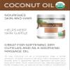 Velona USDA Certified Organic Coconut Oil Extra Virgin - 4 fl oz | Food and Cosmetic Grade | in jar | Extra Virgin, Cold Pressed view 4