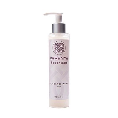 Varenya Essentials AHA Exfoliating Polish - 100% Pure, A Gentle Polish with Jojoba Beads, Natural AHAs(Alpha Hydroxy-acids), Green Tea, Grapefruit Peel Oil and Essential Oils