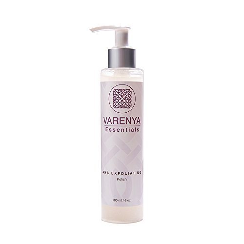 Varenya Essentials AHA Exfoliating Polish - 100% Pure, A Gentle Polish with Jojoba Beads, Natural AHAs(Alpha Hydroxy-acids), Green Tea, Grapefruit Peel Oil and Essential Oils