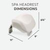 Intex 28505E PureSpa Soft Cushioned Foam Headrest Pillow Hot Tub Spa Accessory, Easily Moved and Adjusted, Compatible with All PureSpa Models, White view 3