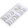 ICYCHEER 5/10Pairs Makeup Practice Eyelashes Extension For Teaching, Learning Eyelash Extensions Mannequin False Practice (10Pair) view 4