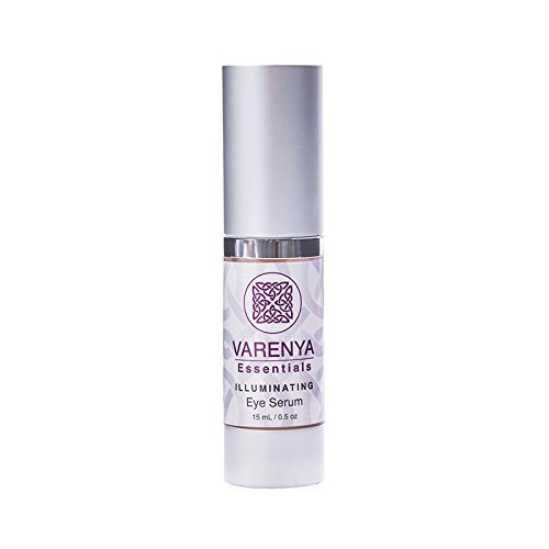Varenya Essentials Illuminating Eye Serum- 100% Pure-Highest Quality, Algae, Phospholipids, Skin repairing Peptides, Encourage Skin Rejuvenation While Soothing Tired Eyes, Reduces Signs of Wrinkles an