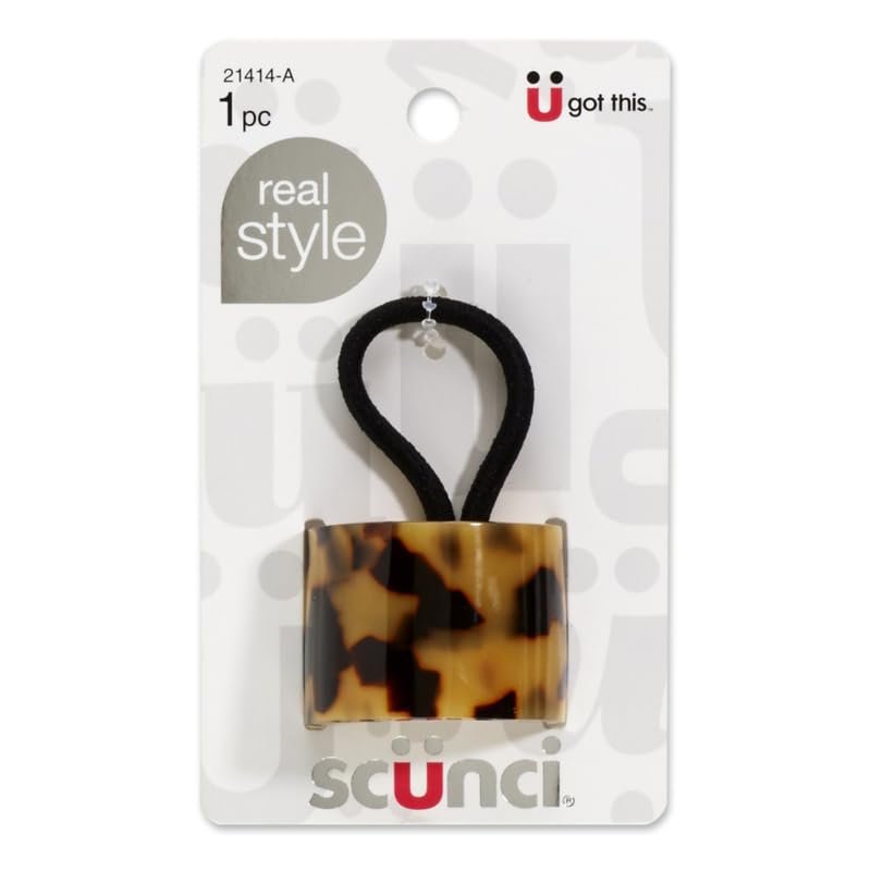 Scunci, Pony Cuff Tokyo Tort, 1 Count