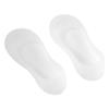 1Pair Full Length Silicone Moisturizing Socks Cracked Foot Care Protector Soft Silicone Gel SPA Deep Moisturising Full Foot Socks for Dry Hard Cracked Skin White (Big Size) view 1