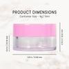 100 Jars - Beauticom High-Graded 5 Grams/5 mL BPA Free Thick Clear Acrylic 100% NO LEAK Plastic Jars empty Container Pink Lid for Cosmetic, Lip Balm, Beads, Creams, Lotion, Liquids, Sample, Travel view 4
