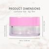 25 Jars - Beauticom High-Graded 5 Grams/5 mL BPA Free Thick Clear Acrylic 100% NO LEAK Plastic Jars empty Container Pink Lid for Cosmetic, Lip Balm, Beads, Creams, Lotion, Liquids, Sample, Travel view 4