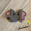 Elephant Vinyl Hair Bow view 2