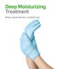 NatraCure Moisturizing Gel Gloves - (for Dry, Cracked Skin, Aging Hands, Cuticles, Eczema, After Hand Washing, Instead of Overnight Sleeping Gloves, Lotion, Cream) - Color: Aqua view 2
