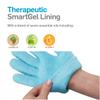 NatraCure Moisturizing Gel Gloves - (for Dry, Cracked Skin, Aging Hands, Cuticles, Eczema, After Hand Washing, Instead of Overnight Sleeping Gloves, Lotion, Cream) - Color: Aqua view 3