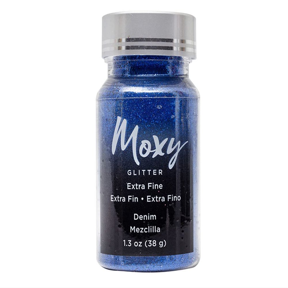 American Crafts Denim Glitter