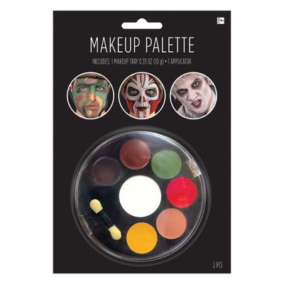 Assorted Colors Makeup Palette (1 Count) - Includes Make-up Tray and Applicator, Vibrant Shades, Ultra-Pigmented - Perfect for Artists & Beauty Lovers