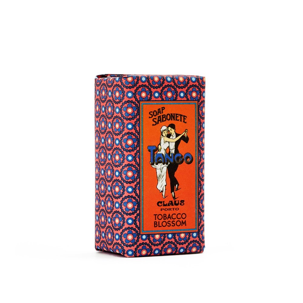 Claus Porto - Tango Tobacco Blossom Mini Soap| Cleansing, Nourishing, Softening | Handcrafted, Aromatic, Warm, Spicy (50g | 1.7 oz)