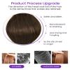 LaaVoo Tape in Hair Extensions Human Hair Medium Brown Hair Extensions Tape in Real Hair Tape on Extension Silky Straight Hair 14inch 40pcs 100g view 4