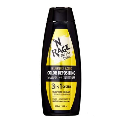 'N RAGE Color Depositing Shampoo + Conditioner 3-in 1 System N-Lightened Blonde