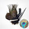 Comidox Hair Clip, Cute Peacock Feather with Rhinestones, Charming Peacock Headpiece Feather Hair Accessories for Women, Weddings, Parties, Halloween, Set of 2 view 2