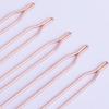 125mm Brass Y Hairpin Hair Clips Bridal Hairpins Hair Stick Hair Pick Hair Jewelry Wedding Accessories,Sold 10pcs/lot,Rose Gold view 2