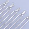 125mm Brass Y Hairpin Hair Clips Bridal Hairpins Hair Stick Hair Pick Hair Jewelry Wedding Accessories,Sold 10pcs/lot,Nickel view 1