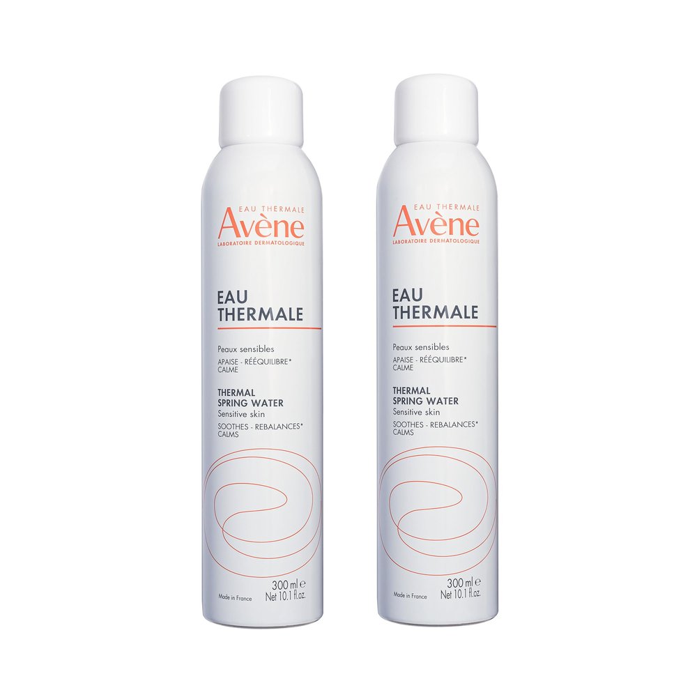 Avne Thermal Spring Water, Soothing Calming Facial Mist Spray Duo, 10.1 Oz, Set of 2