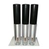 6PCS 2ML Empty Plastic Clear Eyeliner Packing Vial Bottle Jars Eyelash Extension Liquid Storage Holder Container Eyelashes Mascara Tube with Black Cap view 3
