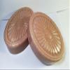 2 Pc Patchouli Scented Shea Soap Set - Concho Design - Large Bars view 3