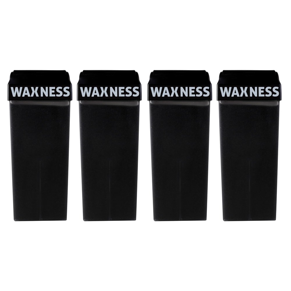 Waxness Black Soft Wax Cartridge 3.38 oz / 100 g Pack of 4