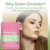 Green Corrector (8 Ounces) Mineral Makeup Full Matte Refillable Pouch Bare Face Sheer Powder Cover view 2