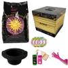Waxness Italian Velvet Full Body Stripless Waxing Kit with 2.2 lb Hard Wax Bag, Warmer W-CUBE Gold Digital 1 lb and Black Non-Stick Easy Clean Silicone Bowl view 1