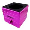 Waxness Mini W-Cube Metallic Fuchsia for 5 Oz Tins with SIlicon Insert view 1