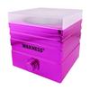 Waxness Mini W-Cube Metallic Fuchsia for 5 Oz Tins with SIlicon Insert view 2