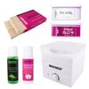 Waxness Face/Manicure Salons Stripless Waxing Kit with mini W-CUBE Warmer White and Soft/Hard Wax Tins view 1