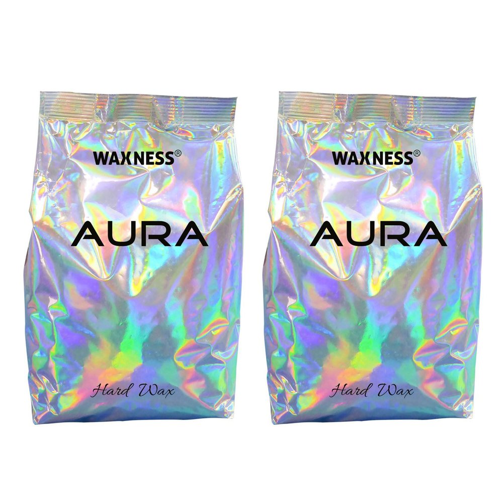 Waxness Aura Rosin Free Hard Wax Beads 2.2 lb - Pack of 2