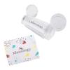 Maniology Mini Dual-Ended Clear Nail Stamper with Scraper Card | Transparent Silicone Stamper for Precise Nail Design Placement  Essential Nail Art Stamping Tool view 4