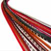 12 Strands - HOT MIX Thin Long Grizzly Rooster Hair Extension Feathers | Moonlight Feather view 2