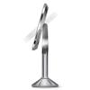 simplehuman ST3024 20cm Sensor Mirror Trio with Touch-Control Brightness, Light Up Makeup Magnifying Mirror, 10x, 5x, 1x Magnification, LED, Dual Light Setting, Rechargeable, Brushed Stainless Steel view 4