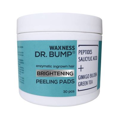 Waxness Dr. Bump Enzymatic Ingrown Hair Pads 2 Steps - Peeling & Brightening 30 pcs