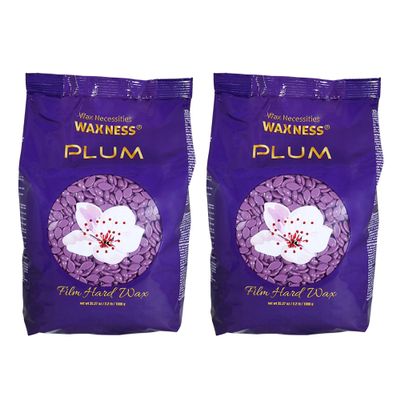 Waxness Premium Hard Wax Plum 2.2 lb - Pack of 2