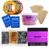 Waxness Introductory Natural Deluxe and Rosin Free Assortment Hard Wax Kit Magenta view 1