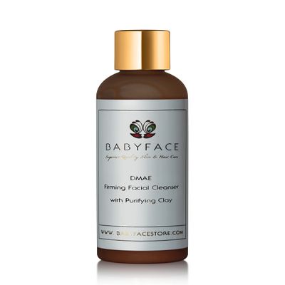 Babyface DMAE Firming Facial Cleanser with Purifying Clay, Pore Reducing, 4.4 oz.
