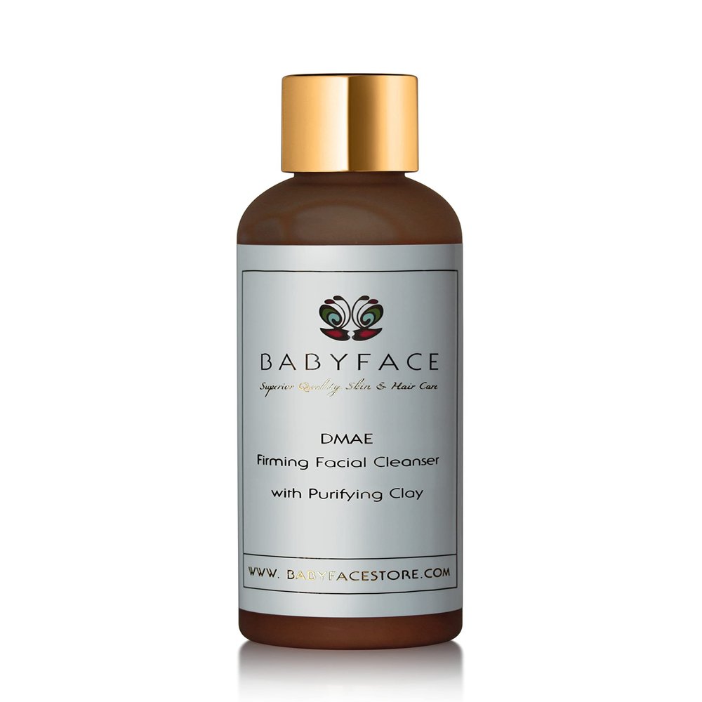 Babyface DMAE Firming Facial Cleanser with Purifying Clay, Pore Reducing, 4.4 oz.