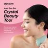 Skin Gym Jade Gua Sha Sculpty Tool, Green Jade Crystal Contouring and Sculpting Beauty Tool view 2