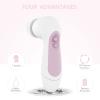 Waterproof Facial Cleansing Spin Brush Set with 5 Exfoliating Brush Heads - Electric Face Scrubber Cleanser Brush by CLSEVXY - Face Brush for Gentle Exfoliation and Deep Scrubbing view 3