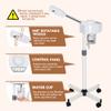 Nova Microdermabrasion Professional Facial Steamer On Wheels Ionic Ozone with Hot Mist Function Stand Facial Steamer for Personal Home Salon Spa Skin Cleaning view 3