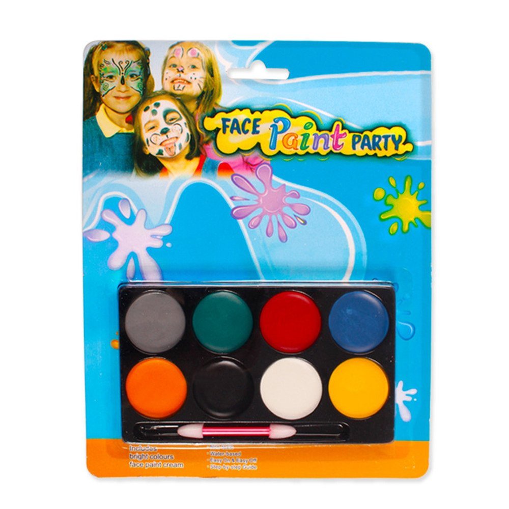 Aimeely 8 Colors Party Halloween Face Painting Kit Classic Adult Children Makeup Kit