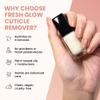 LONDONTOWN Fresh Glow Cuticle Remover - Instant Cuticle Remover Liquid - No Tool or Cutting Moisturizing Softening Nail Care for Dry, Damaged Cuticles, .40fl oz view 4