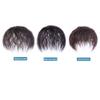 Thin Nature Curly Hair Topper Seamless Replacement Hand Made Net Base Clip In Hairpiece Invisible Human Hair Wiglet Toupee For Hair Loss Natural Black view 4