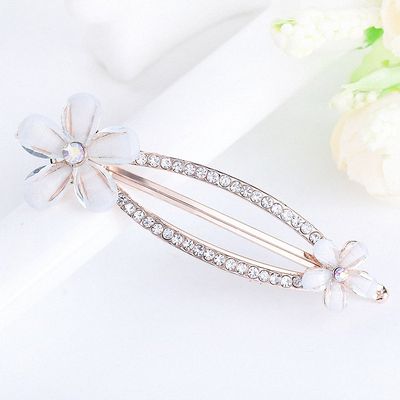 Womens Barrettes multicolor Elegant Rhinestone Butterfly Barrettes Hair Clips Amazing Crystal Hair Pins for Women and Blue