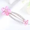 Womens Barrettes multicolor Elegant Rhinestone Butterfly Barrettes Hair Clips Amazing Crystal Hair Pins for Women and Pink view 1
